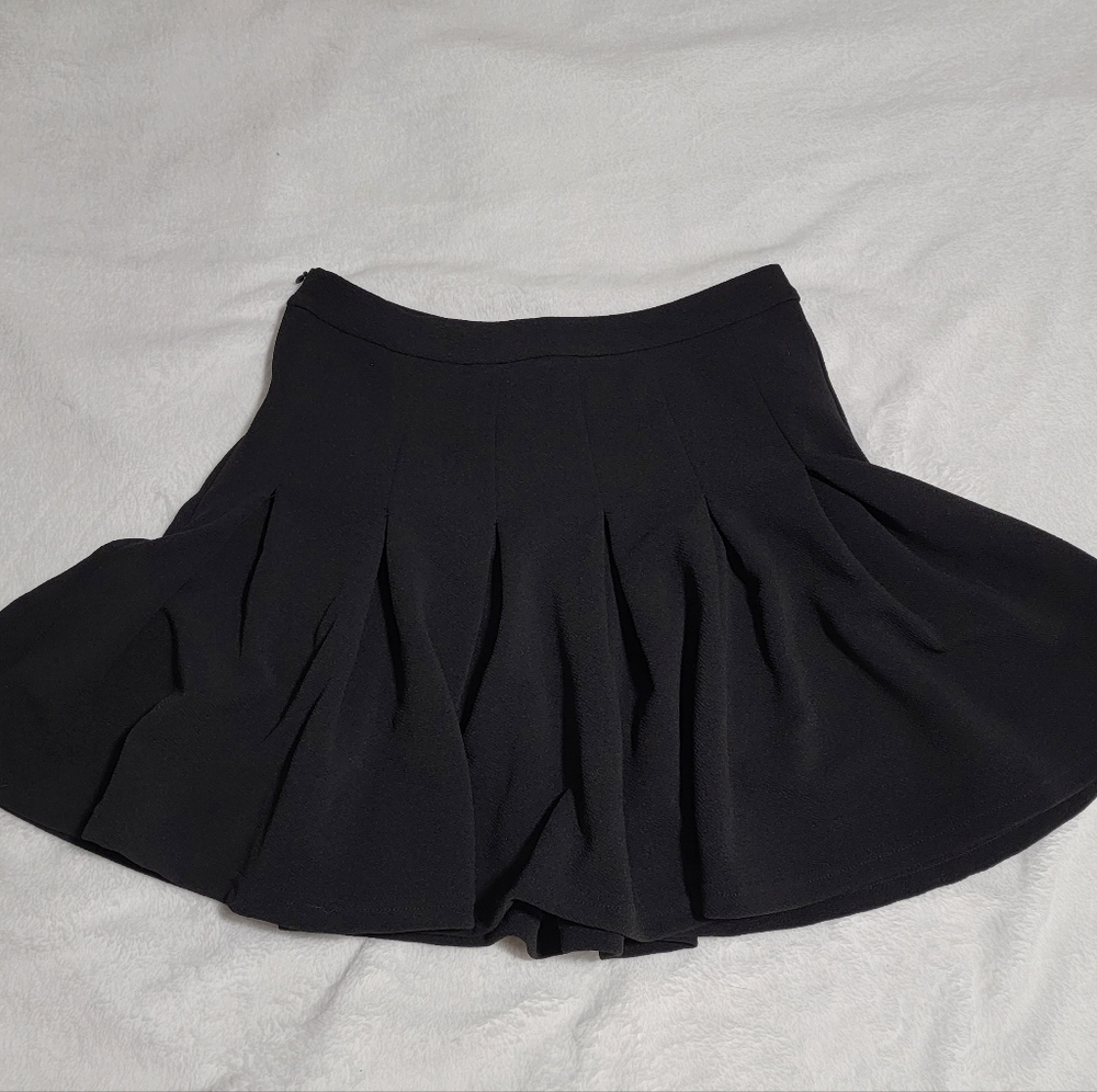 Black Ruffled Skirt